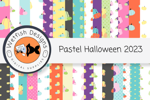 Download Cute Pastel Halloween Printable Patterns - Pastel Collection
