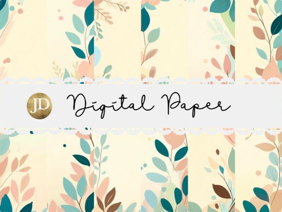 Download Minimalist Pastel Botanical Backgrounds - Pastel Collection