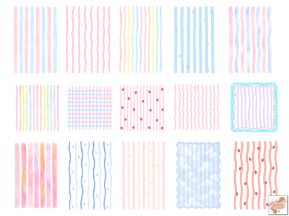 Download Pastel Stripes Png Striped Backgrounds - Pastel Collection
