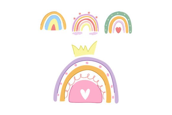 Download Boho Pastel Rainbow Kids Playroom Decora - Pastel Collection