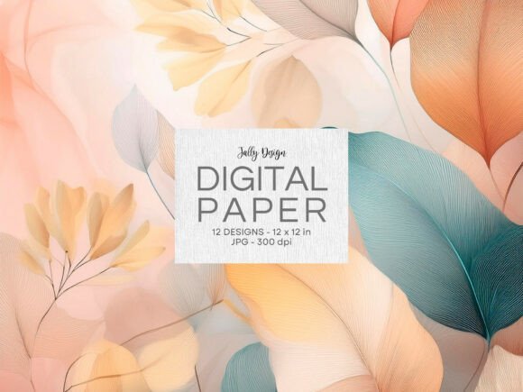Download Pastel Watercolor Botanical Backgrounds - Pastel Collection
