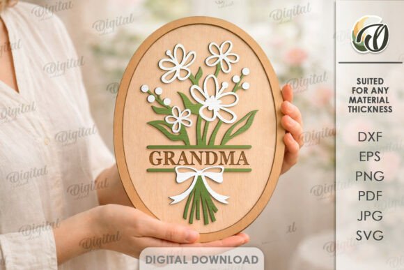 Download 3D Flower Decor Laser Cut - Flower decor Collection