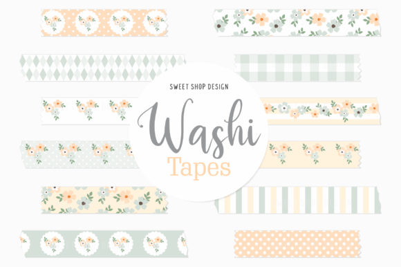 Download Digital Washi Tape Dear Periwinkle - Premium Bundle